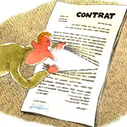 Les contrats